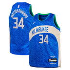 Giannis Antetokounmpo Milwaukee Bucks Nike Youth  Swingman Replica Jersey - City Edition - Royal