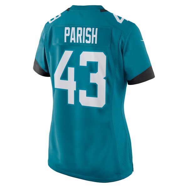 Derek Parish Jacksonville Jaguars Nike Women's  Game Jersey -  Teal