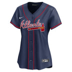 Ronald Acuña Jr. Atlanta Braves Nike Women's Alternate Limited Player Jersey – Navy