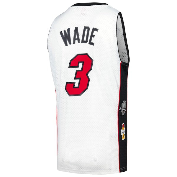 Dwyane Wade Miami Heat Unisex Hall of Fame Class of 2023 Throwback Swingman Jersey - White