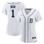 Detroit Tigers Nike Women's #1 Mom Home Replica Jersey - White