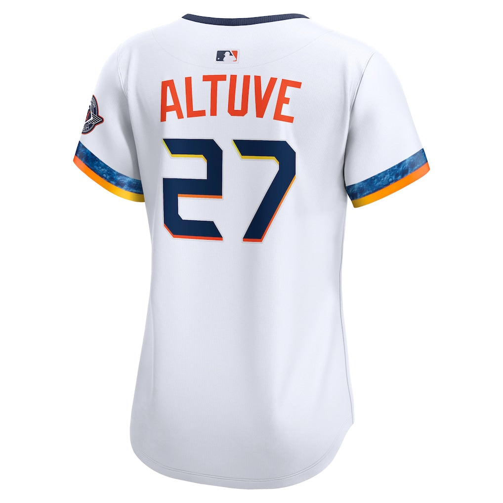 Jose Altuve Houston Astros Nike Women's 2025 City Connect Limited Player Jersey - White