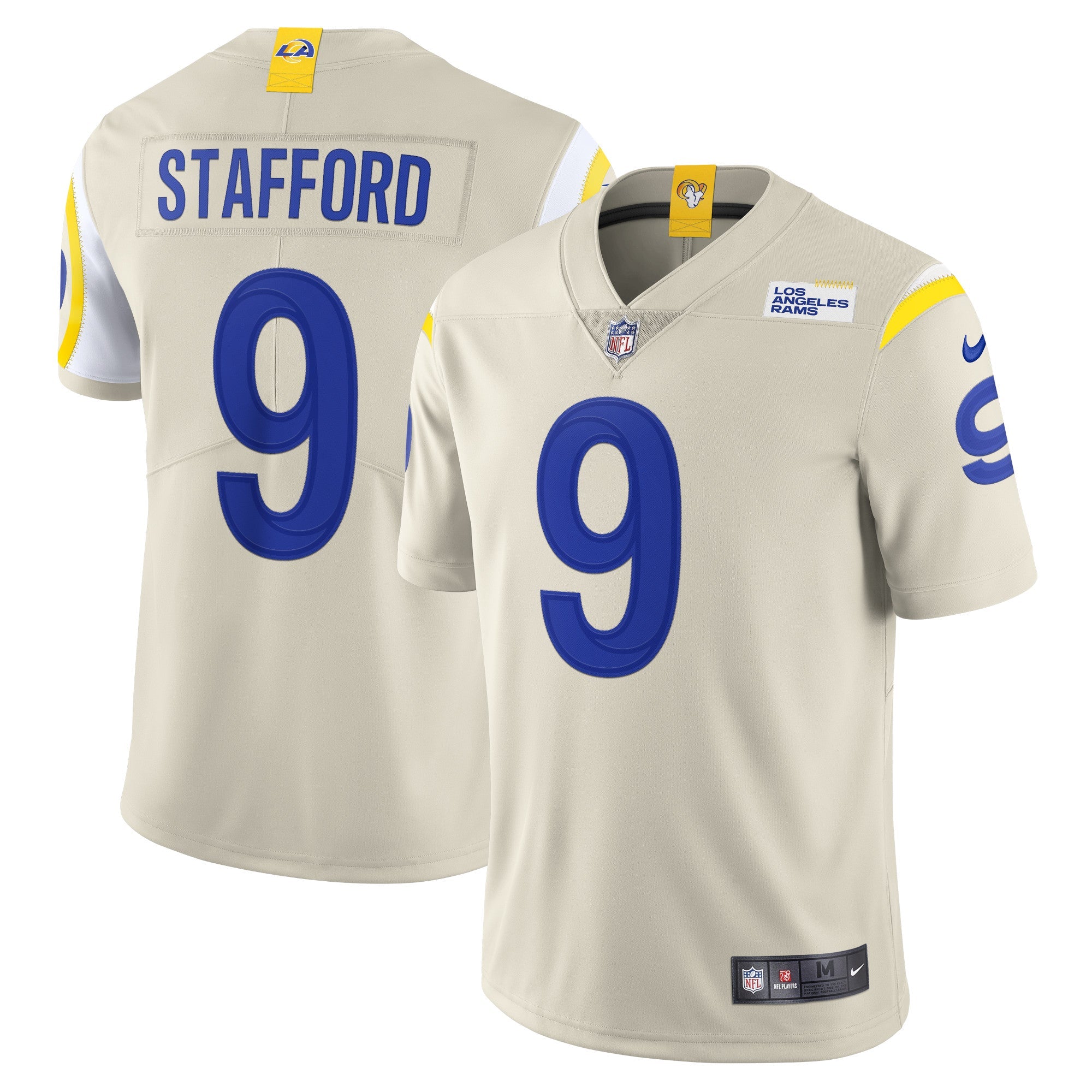 Matthew Stafford Los Angeles Rams Nike Vapor Limited Jersey - Royal/Cream/White