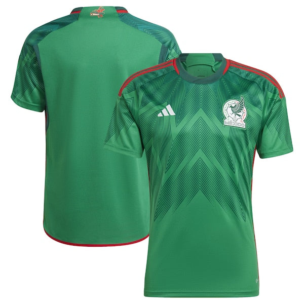 Mexico National Team adidas 2022/23 Home Blank Replica Jersey - Green