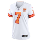 Bucky Irving '76 Tampa Bay Buccaneers Nike Women's 50th Season Game Jersey - White/Red/Creamsicle