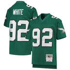 Reggie White Philadelphia Eagles Youth 1990 Legacy Retired Player Jersey - Green
