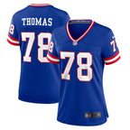 Andrew Thomas New York Giants Nike Women's Classic Player Game Jersey - Royal