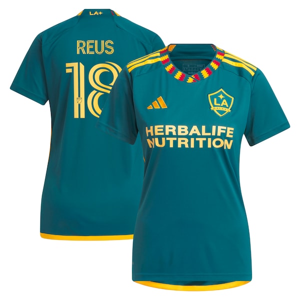 Marco Reus LA Galaxy adidas Women's 2024 LA Kit Replica Player Jersey - Green