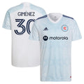 Gaston Gimenez Chicago Fire adidas 2022 Lakefront Kit Replica Player Jersey - White