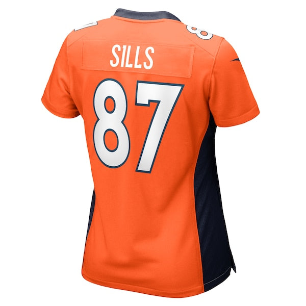 David Sills Denver Broncos Nike Women's Team Game Jersey -  Orange