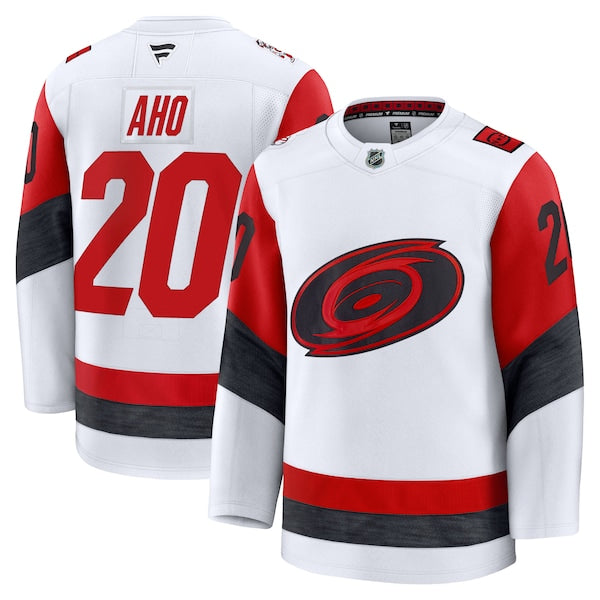 Sebastian Aho Carolina Hurricanes  Away Premium Jersey - White
