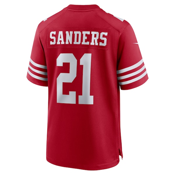 Deion Sanders San Francisco 49ers Nike Team Retired Player Game Jersey -  Scarlet