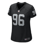 Jonah Laulu Las Vegas Raiders Nike Women's  Game Jersey -  Black