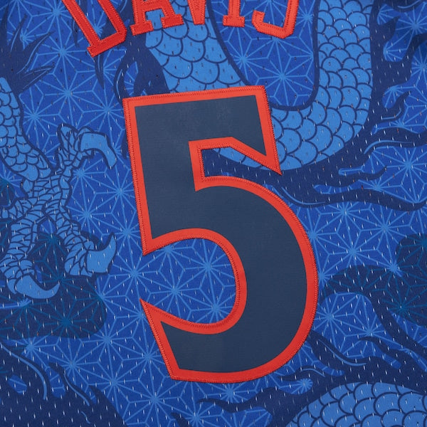 Baron Davis Golden State Warriors 2006/07 Hardwood Classics Asian Heritage 6.0 Swingman Throwback Player Jersey - Royal