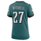 Quinyon Mitchell Philadelphia Eagles Nike Women's Team Game Jersey - Midnight Green