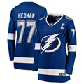Victor Hedman Tampa Bay Lightning  Women's Home Captain Patch Breakaway Jersey - Blue