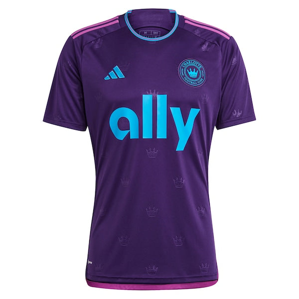 Charlotte FC adidas 2023 Crown Jewel Kit Replica Jersey - Purple