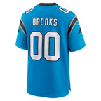 Jonathon Brooks Carolina Panthers Nike 2024 NFL Draft Alternate Game Player Jersey - Blue