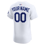 Los Angeles Dodgers Nike Home Elite Custom Jersey - White