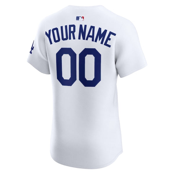 Los Angeles Dodgers Nike Home Elite Custom Jersey - White