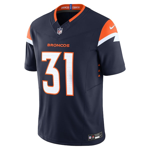 Justin Simmons Denver Broncos Nike Vapor F.U.S.E. Limited Jersey - Navy/Orange/White