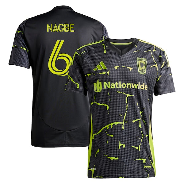 Darlington Nagbe Columbus Crew adidas 2025 The Goosebumps Kit Replica Player Jersey - Black