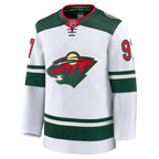 Kirill Kaprizov Minnesota Wild  Away Premium Jersey - White/Green