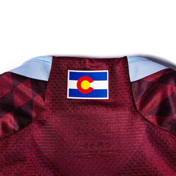 Cole Bassett Colorado Rapids adidas 2024 One Flag Kit Authentic Player Jersey - Burgundy