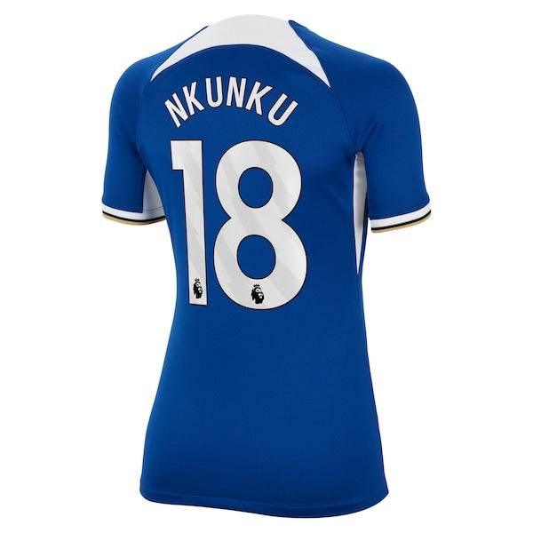 Christopher Nkunku Chelsea Nike Women's 2023/24 Home Stadium Replica Jersey - Blue/Navy