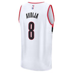 Deni Avdija Portland Trail Blazers  Youth Fast Break Replica Player Jersey - Association - White Edition