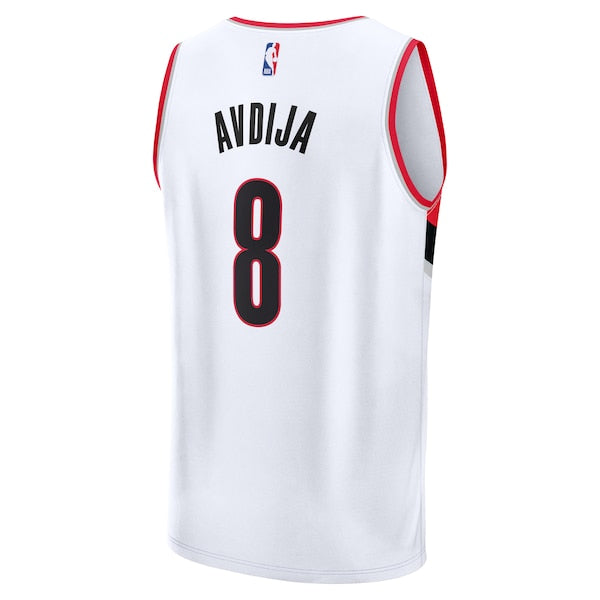 Deni Avdija Portland Trail Blazers  Youth Fast Break Replica Player Jersey - Association - White Edition