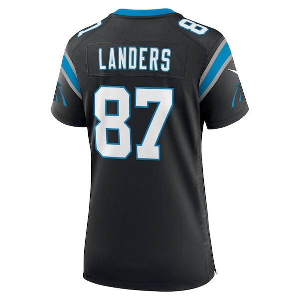 Matt Landers Carolina Panthers Nike Women's  Game Jersey -  Black