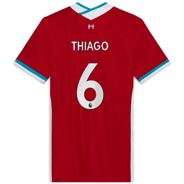 Thiago Alcântara Liverpool Nike Women's 2020/21 Home Replica Player Jersey - Red