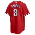 Bryce Harper Philadelphia Phillies Nike Alternate Replica Player Name Jersey - Red/Cream/White