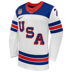 Brady Tkachuk USA Hockey Nike 2026 Away Replica Jersey - White