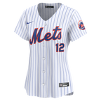 Francisco Lindor New York Mets Nike Women's Home Limited Jersey - White