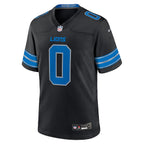 Jahmyr Gibbs Detroit Lions Nike 2nd Alternate Game Player Jersey - Black/Blue/White