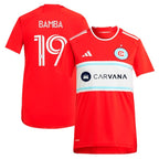 Jonathan Bamba Chicago Fire adidas Women's 2024 Return To Red Replica Player Jersey - Red