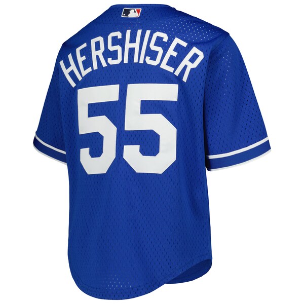 Orel Hershiser Los Angeles Dodgers Youth Cooperstown Collection Mesh Batting Practice Jersey - Royal