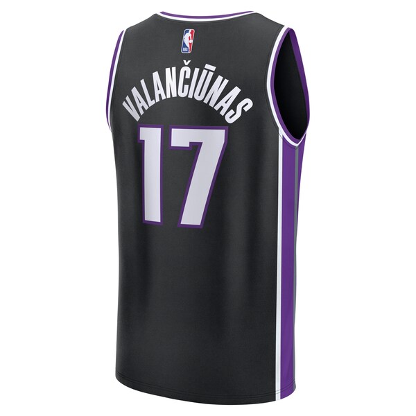 Jonas Valančiūnas Sacramento Kings  Fast Break Replica Jersey - Black - Icon Edition