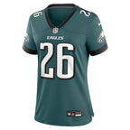 Saquon Barkley Philadelphia Eagles Nike Women's Game Player Jersey - Midnight Green