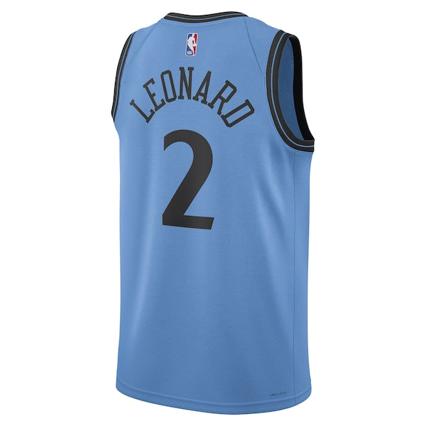 Kawhi Leonard LA Clippers Nike Unisex 2024/25 Swingman Player Jersey - City Edition - Light Blue