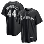 Julio Rodríguez Seattle Mariners Nike Lights Out Replica Player Jersey - Black