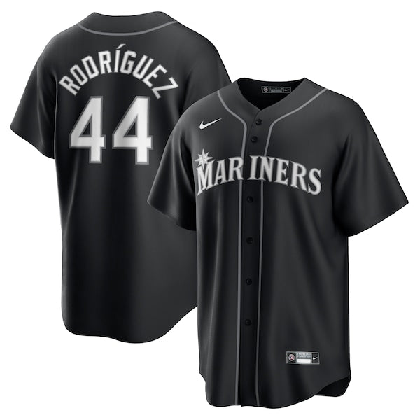 Julio Rodríguez Seattle Mariners Nike Lights Out Replica Player Jersey - Black