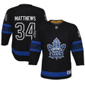 Auston Matthews Toronto Maple Leafs Youth Alternate Premier Player Jersey - Black/Blue