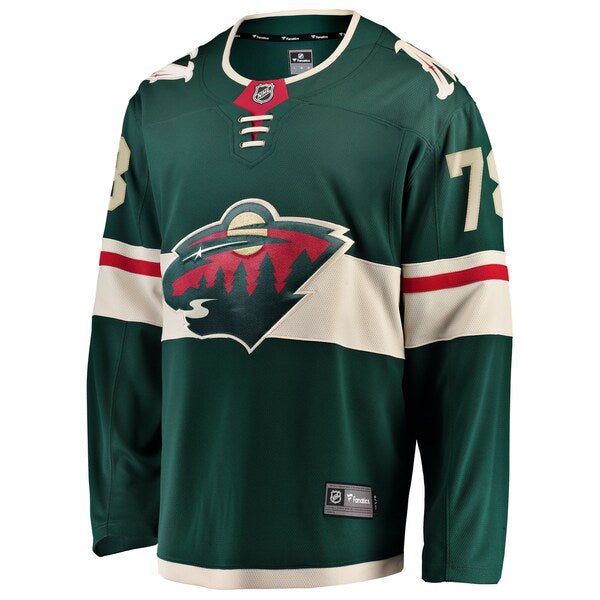 Nico Sturm Minnesota Wild  Home Breakaway Jersey - Green