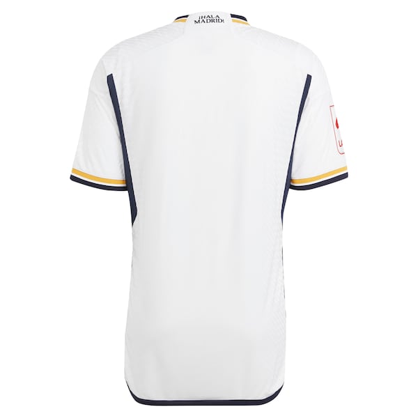 Los Merengues adidas 2023/24 Home Authentic Jersey - White