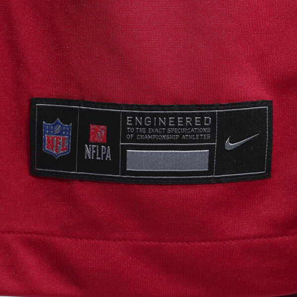 Mac Jones San Francisco 49ers Nike Team Game Jersey -  Scarlet