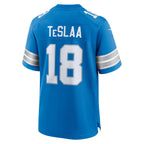 Isaac TeSlaa Detroit Lions Nike Alternate Game Player Jersey - Blue/Black