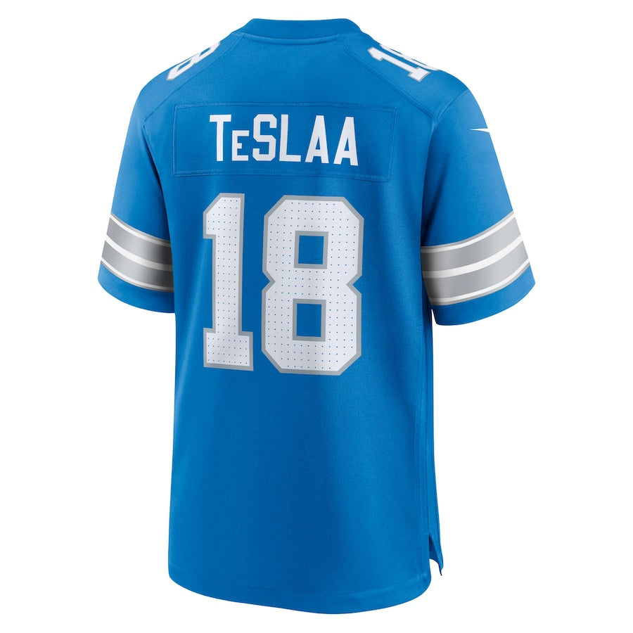 Isaac TeSlaa Detroit Lions Nike Alternate Game Player Jersey - Blue/Black